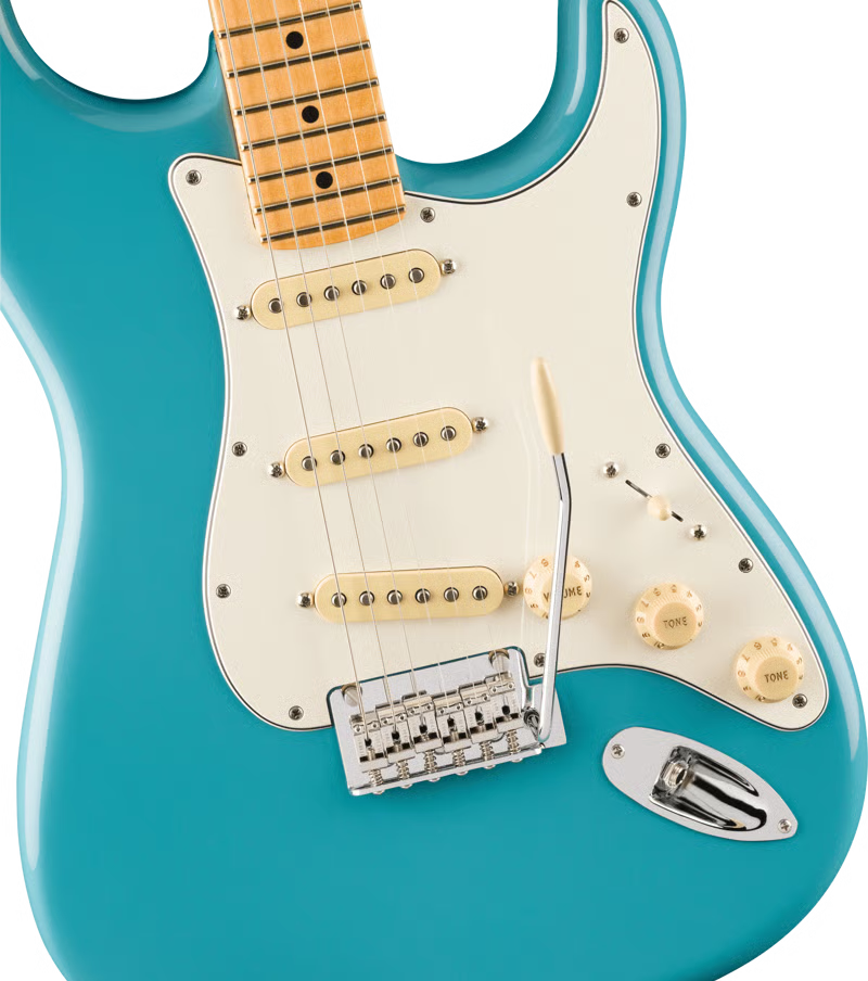 Fender Player II Stratocaster Electric Guitar - Aquatone Blue with Maple Fingerboard