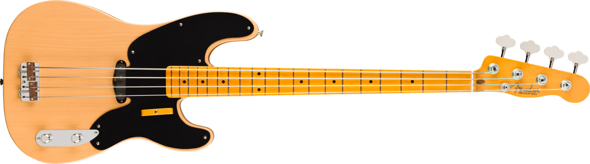 Fender 75th Anniversary American Vintage II 1951 Precision Bass, Maple Fingerboard, Butterscotch Blonde w/ tweed case