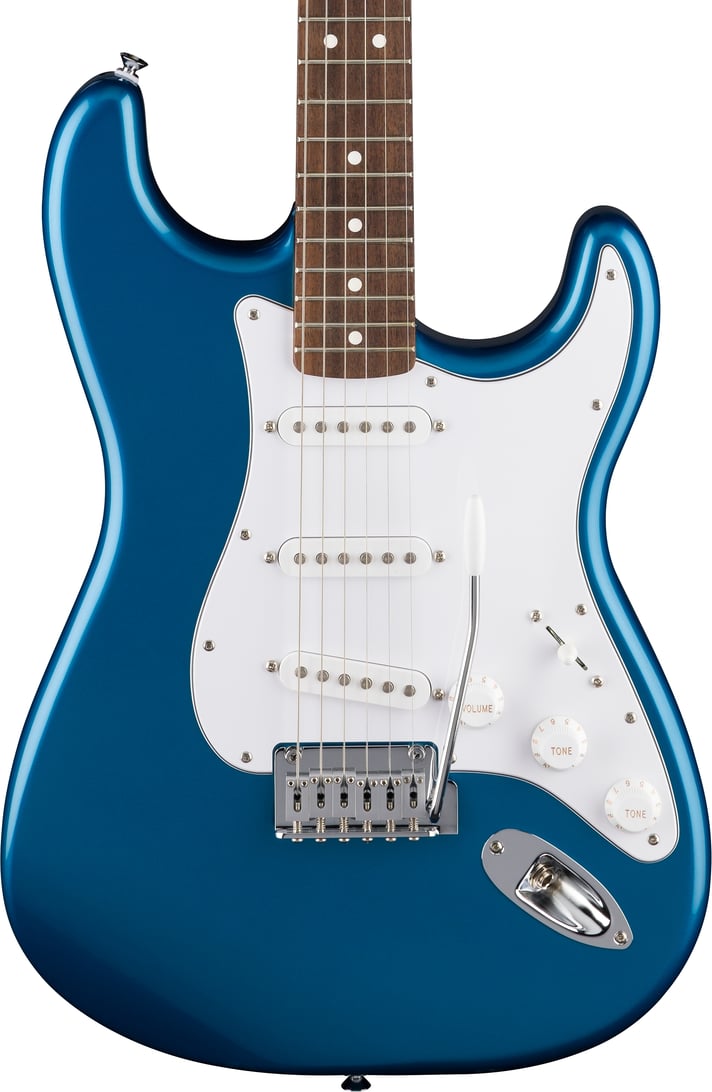 Fender Standard Stratocaster¨, Laurel Fingerboard, White Pickguard, Aqua Marine Metallic