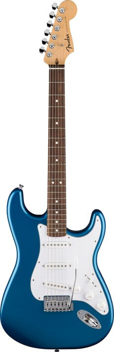 Fender Standard Stratocaster¨, Laurel Fingerboard, White Pickguard, Aqua Marine Metallic