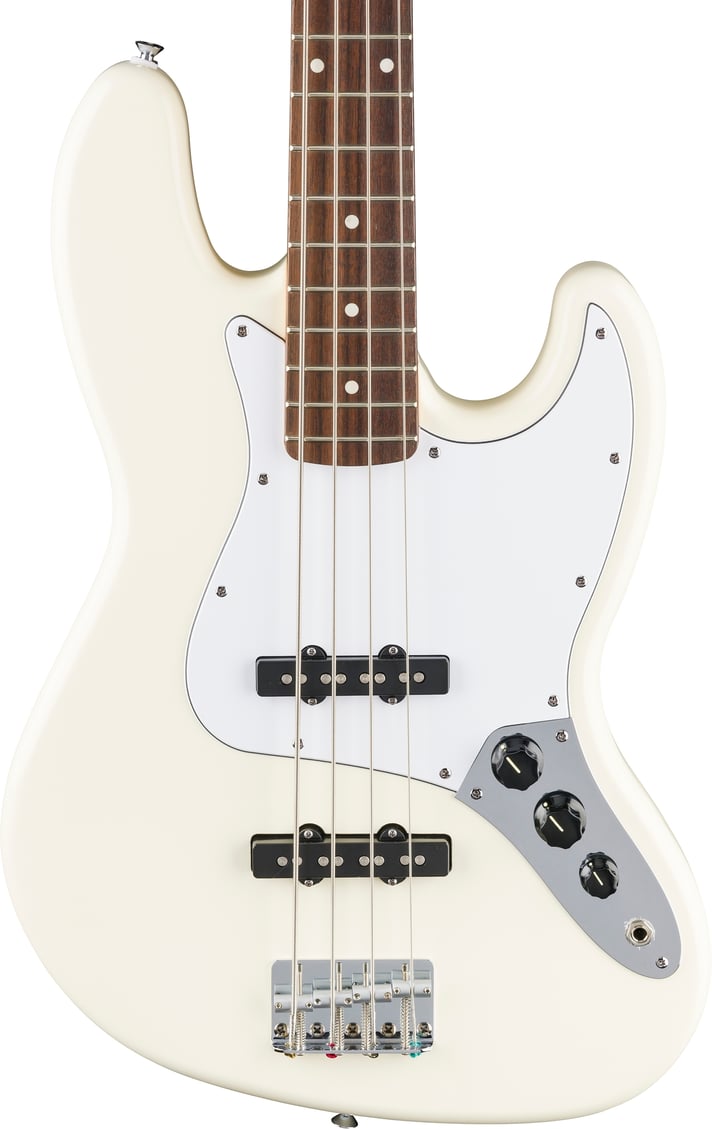 Fender Standard Jazz Bass¨, Laurel Fingerboard, White Pickguard, Olympic White
