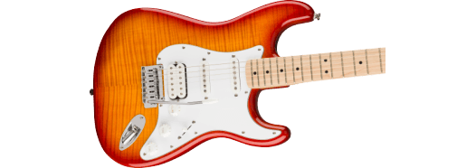 Squier Affinity Seriesª Stratocaster¨ FMT HSS, Maple Fingerboard, White Pickguard, Sienna Sunburst (bad)