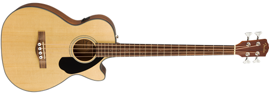Fender CB-60SCE Bass, Laurel Fingerboard, Natural