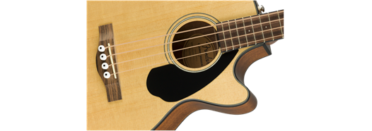 Fender CB-60SCE Bass, Laurel Fingerboard, Natural