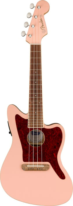 Fender Fullerton Jazzmaster Uke - Shell Pink