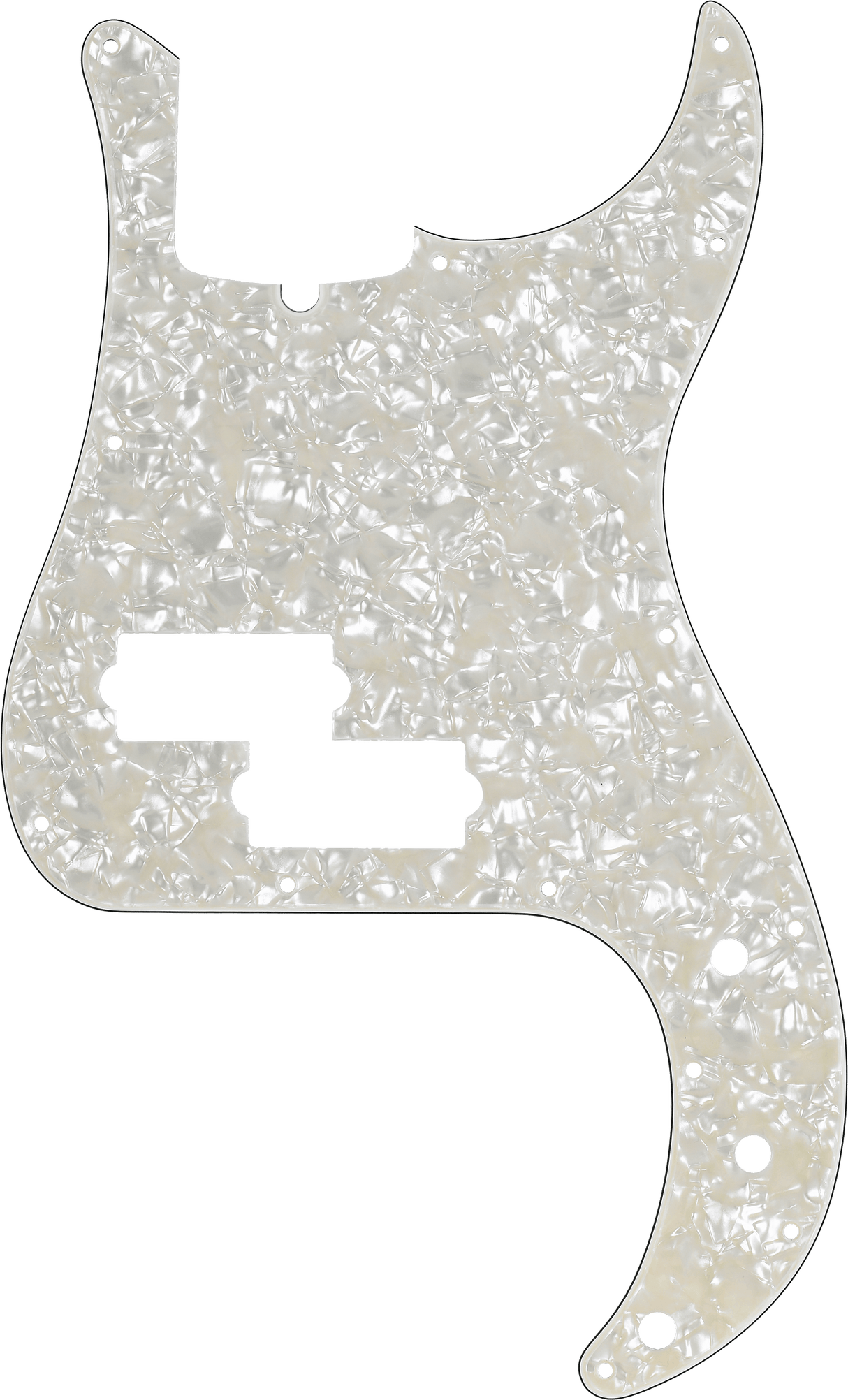 Fender White Pearloid Standard Precision P Bass Pickguard