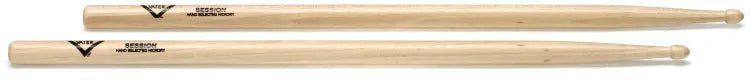 Vater American Hickory Drumsticks - Session - Wood Tip