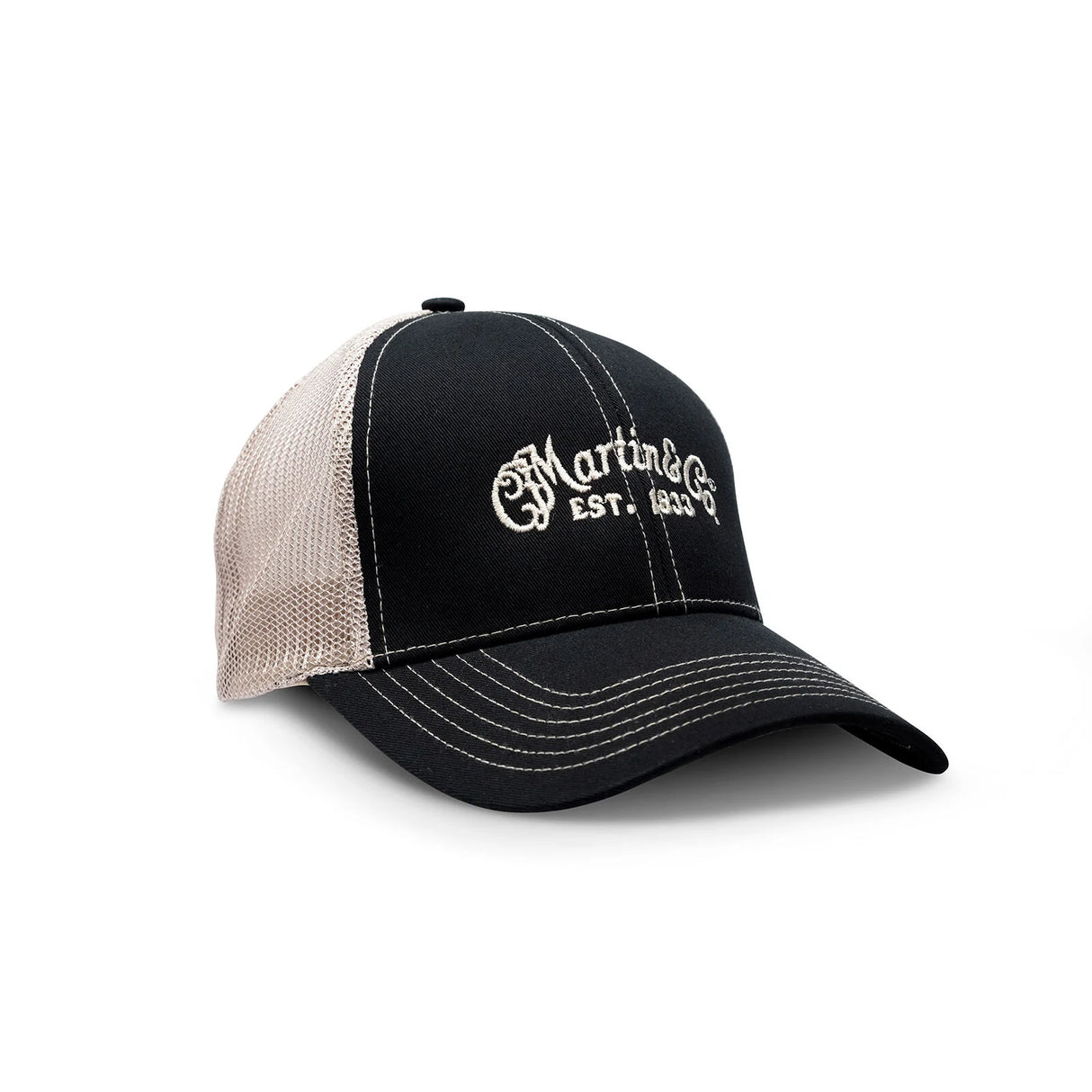 Martin Mesh Trucker Hat with CFM Logo - Black