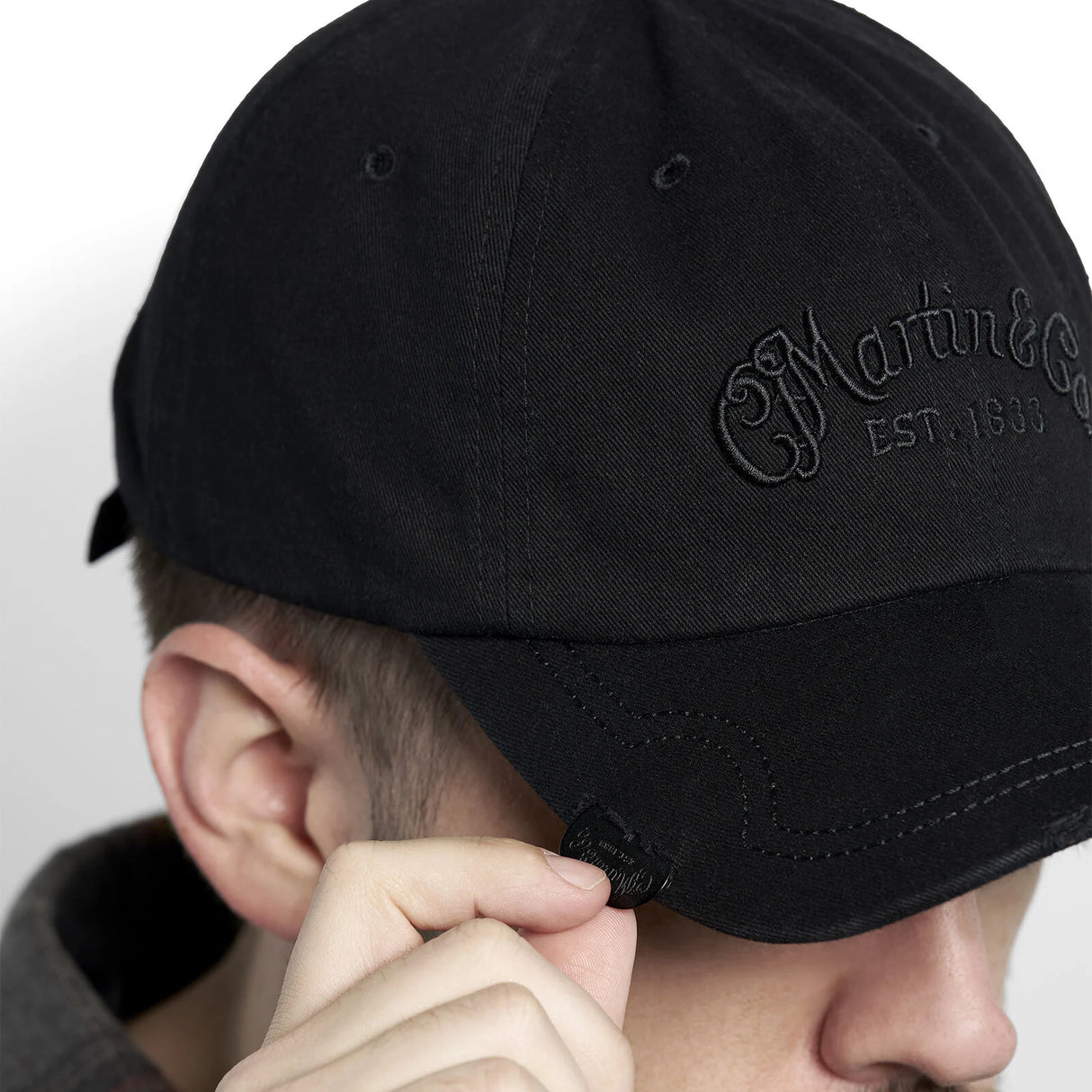 Martin Tone on Tone Pick Hat - Black