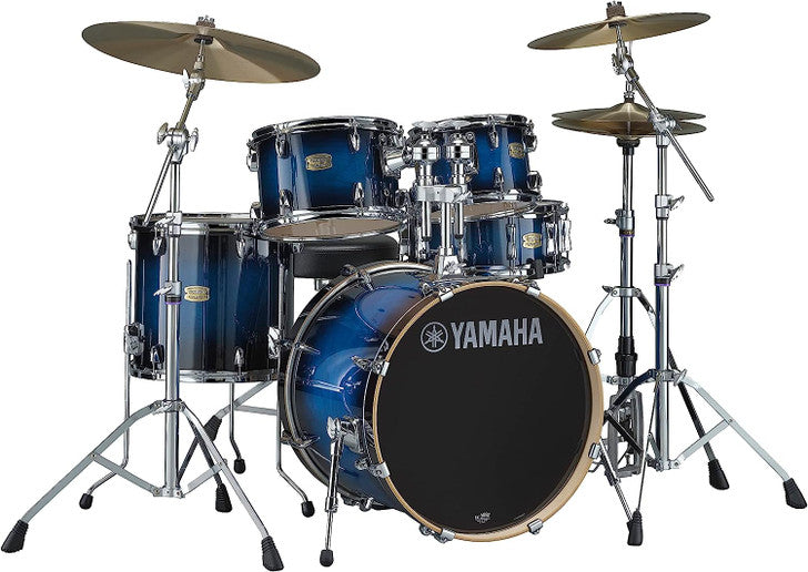 Yamaha Stage Custom Birch 5-Piece Shell Pack - Deep Blue Sunburst