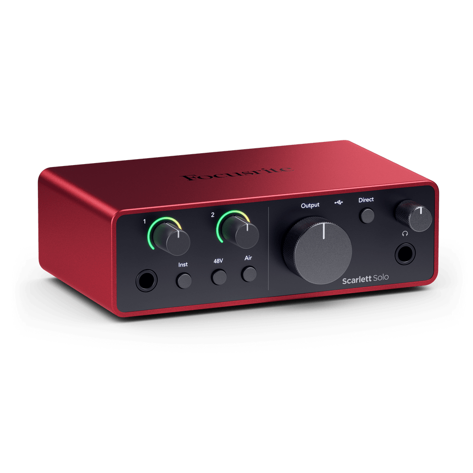 Focusrite Scarlett Solo (4th Gen) Audio Interface