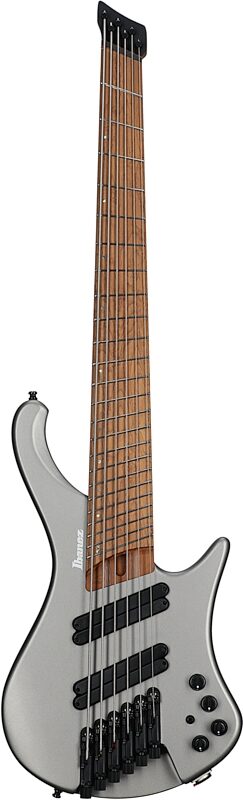 Ibanez EHB1006MS 6 String Headless Multiscale Electric Bass, Fan Frets - Metallic Grey Matte (FACTORY DEMO)