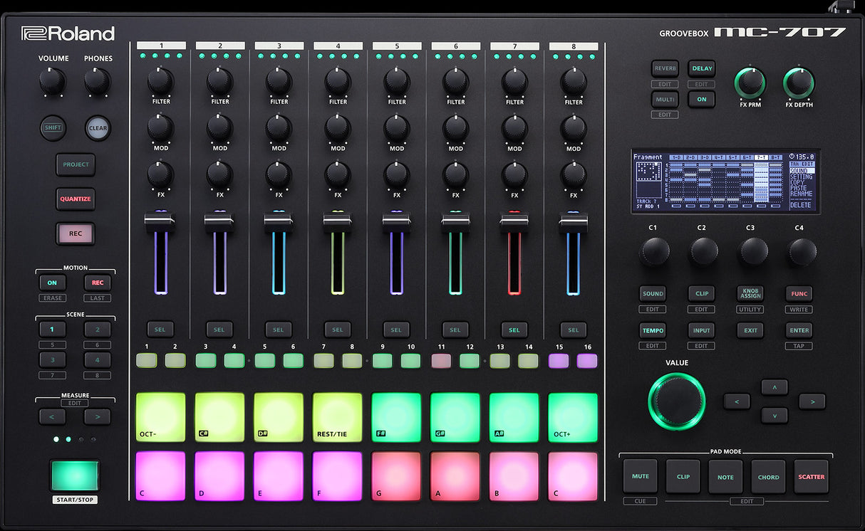 Roland MC-707 Multi Track Groovebox