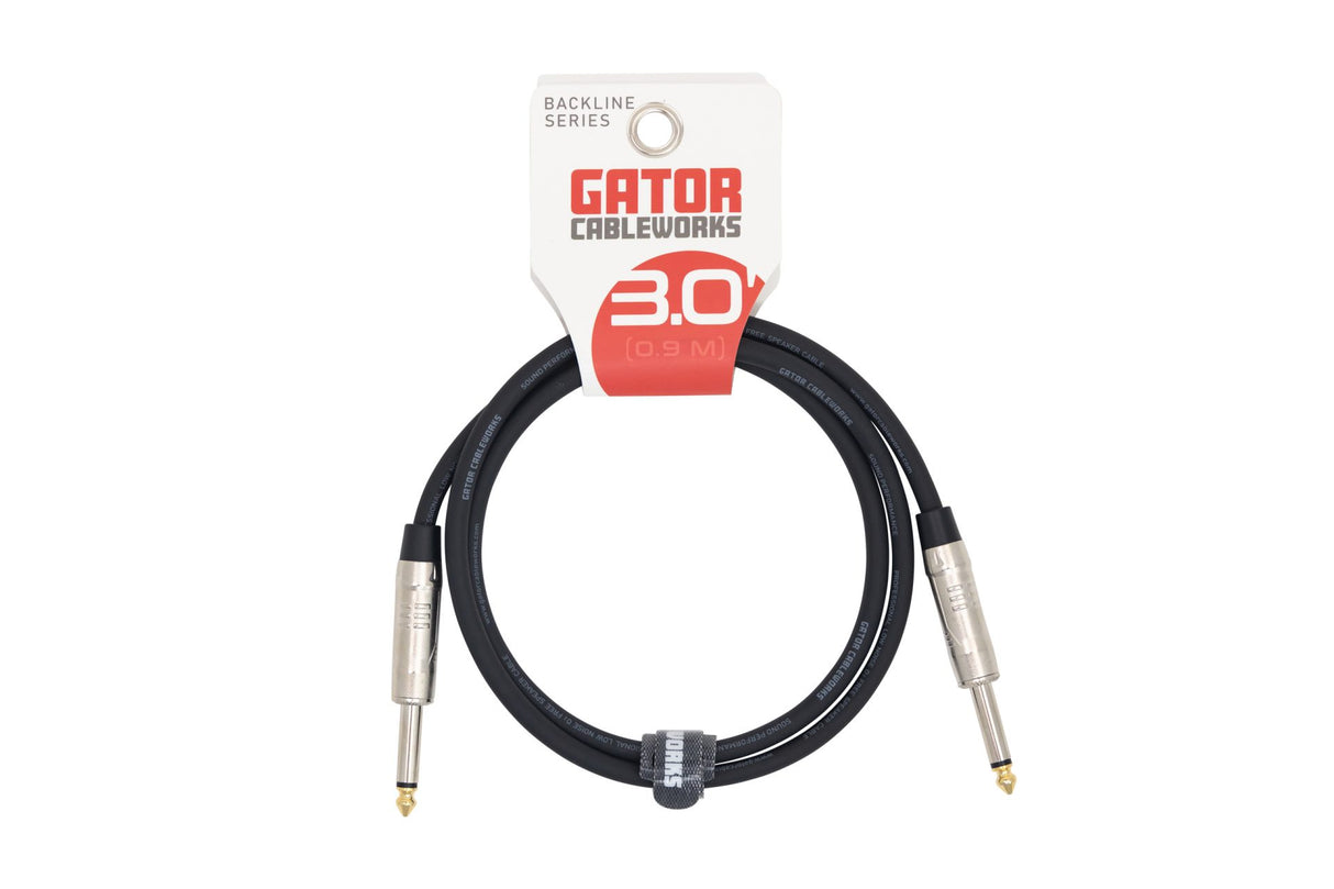 Gator 3 Foot TS Speaker Cable