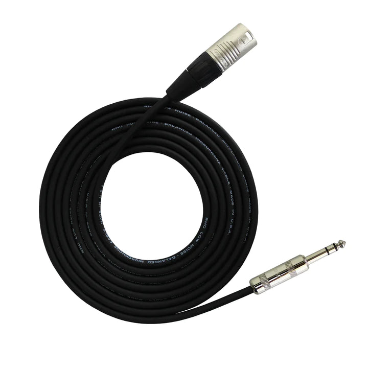 ProFormance Balanced Line Cable, 1/4"TRS to XLRM - 10 ft.