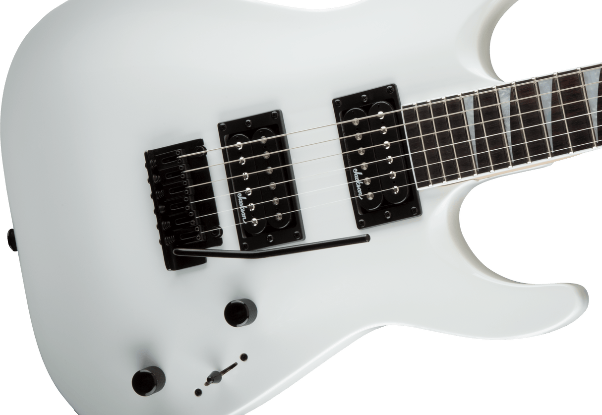 Jackson JS Series Dinky Arch Top JS22 DKA Amaranth Fingerboard Snow White