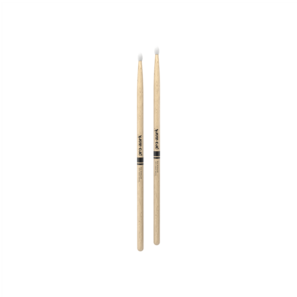 ProMark Classic Attack 7A Shira Kashi Oak Drumstick, Oval Nylon Tip