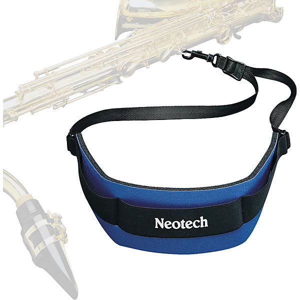 Neotech Soft Sax Strap Navy Regular, Swivel Hook