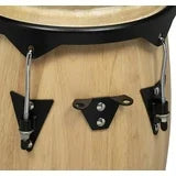 LP City Conga Set with Double Stand Natural Wood 10" and 11"