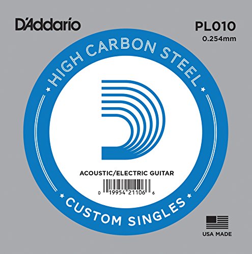 D'Addario .010 Plain Single String