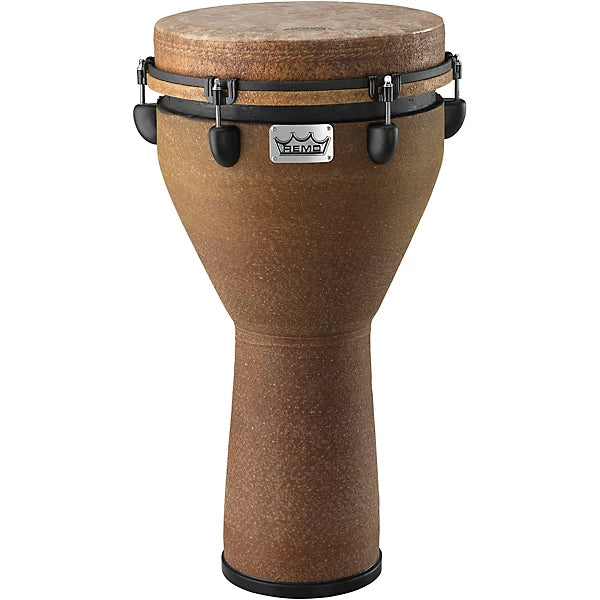 Remo Mondo Designer Series Key-Tuned Djembe Earth 18x28