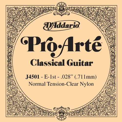 D'Addario J45 E-1 Pro-Arte Clear Normal Single Classical Guitar String