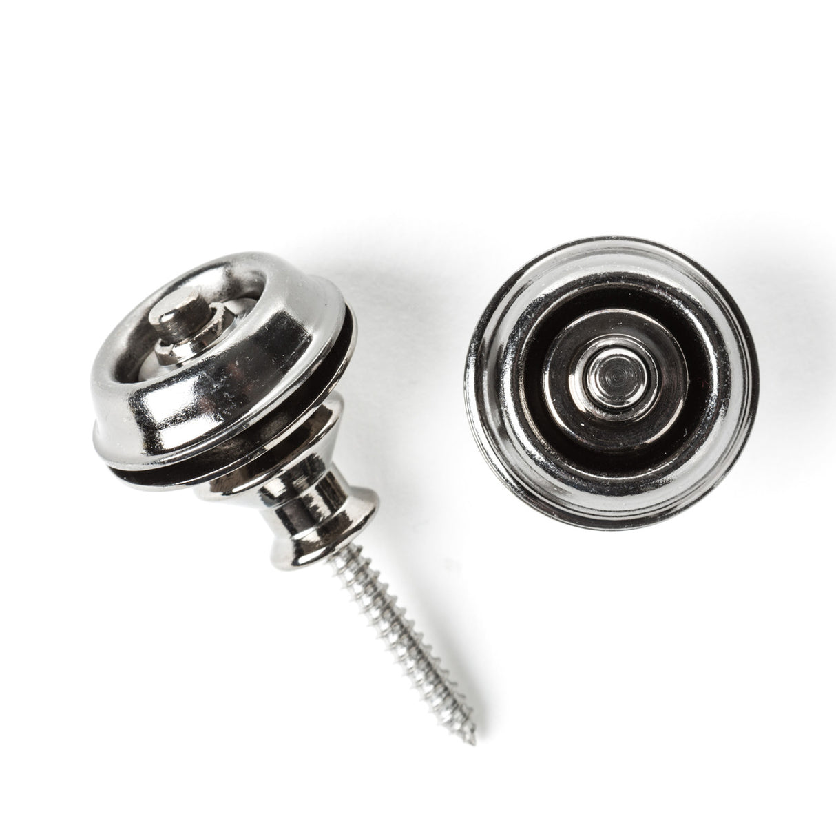 Dunlop Straplok Strap Retainers Dual Design - Black Nickel