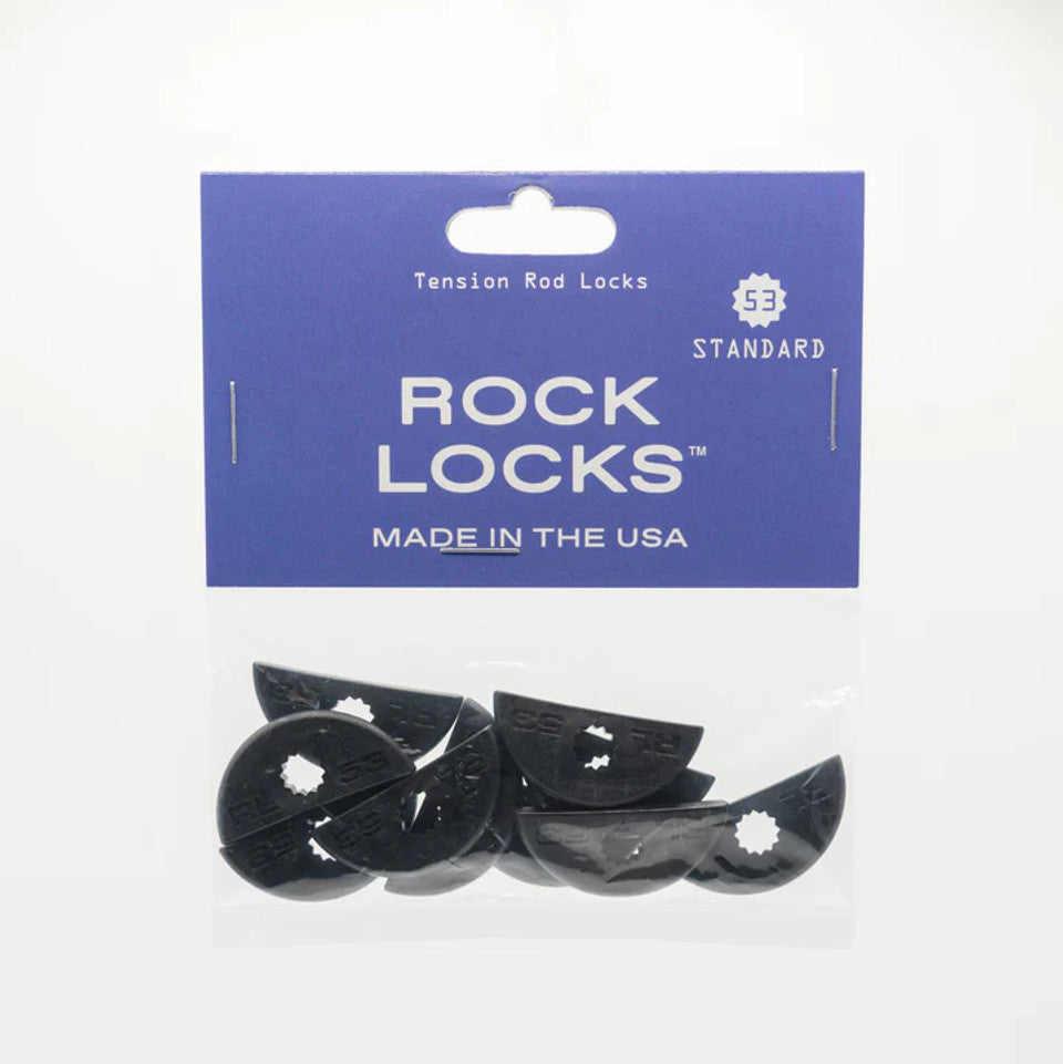 Rock Locks Tension Rod Locks Standard 10-pack