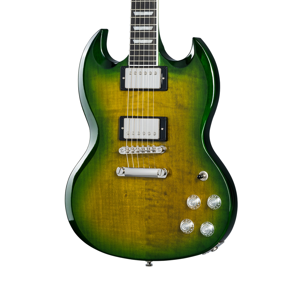 Epiphone SG Modern Figured Electric Guitar Iguana Burst w/ Bag