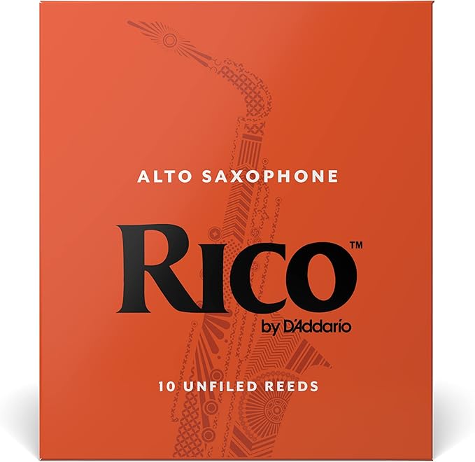 D'Addario Rico Alto Saxophone 3.0 Reeds 10-Pack
