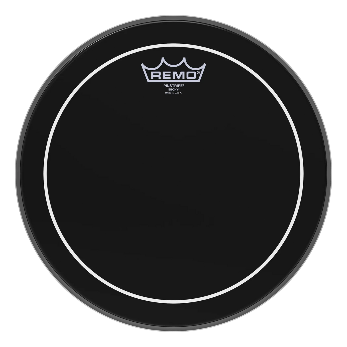 Remo Pinstripe Ebony 14"
