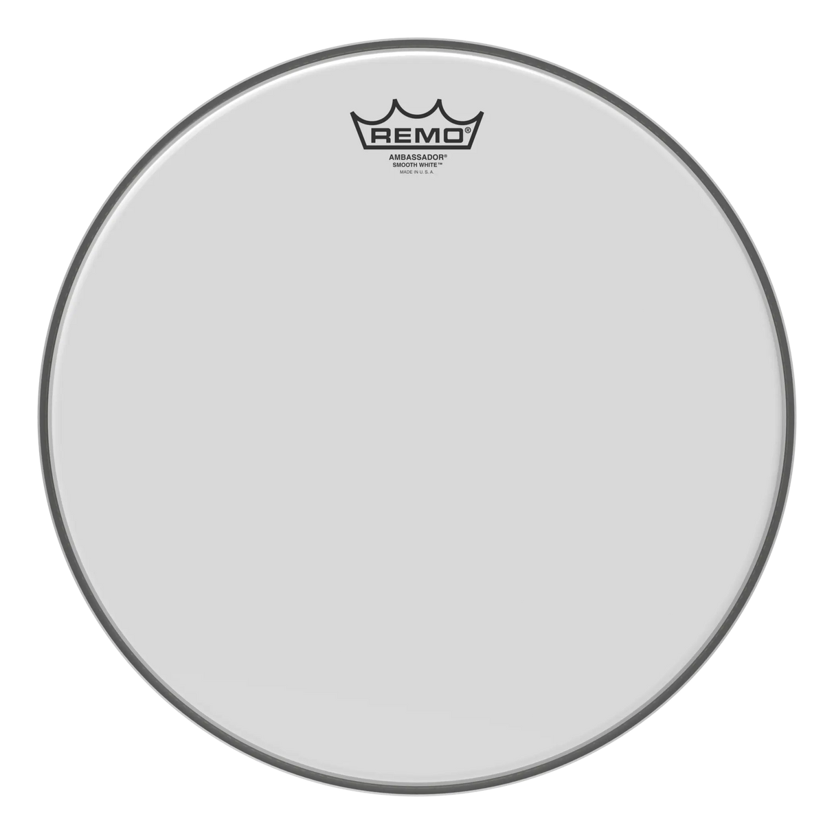 Remo Ambassador Smooth White 30"