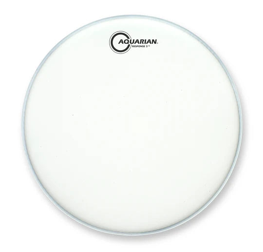 Aquarian 8" Response 2 White Texture Coated 7/7 Double Ply Drumhead