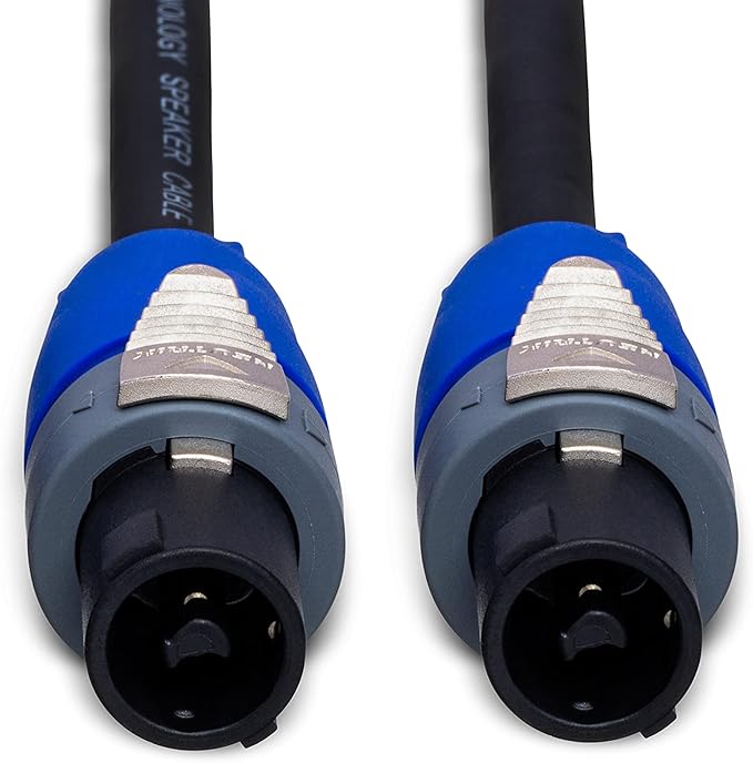 Hosa SKT-230 Edge Speaker Cable - Neutrik speakON to Neutrik speakON - 30 foot