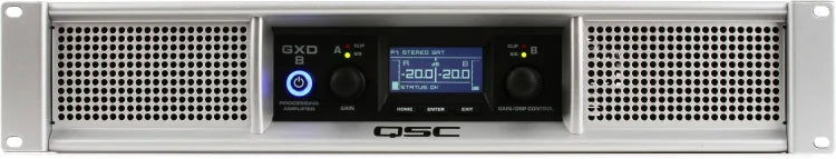 QSC GXD 8 1200W 2-channel Power Amplifier
