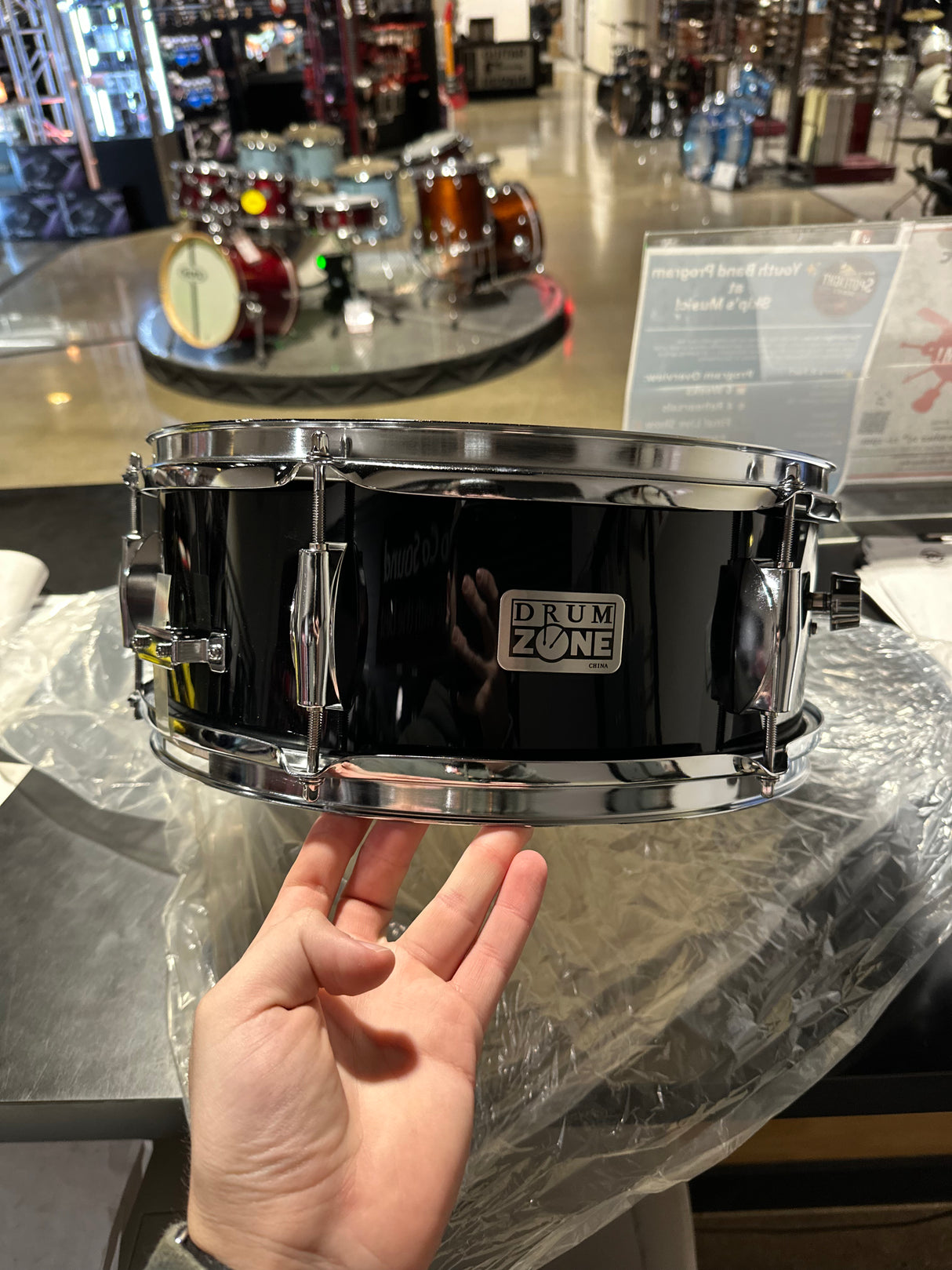 Drum Zone 14x4.5 Snare - Black