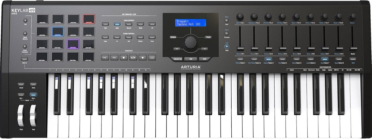 Arturia KeyLab 49 mkII 49-key Keyboard Controller - Black