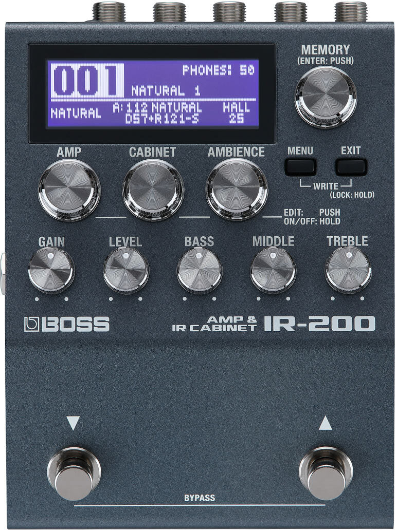 Boss IR-200 Amp & IR Cabinet Modelling Processor