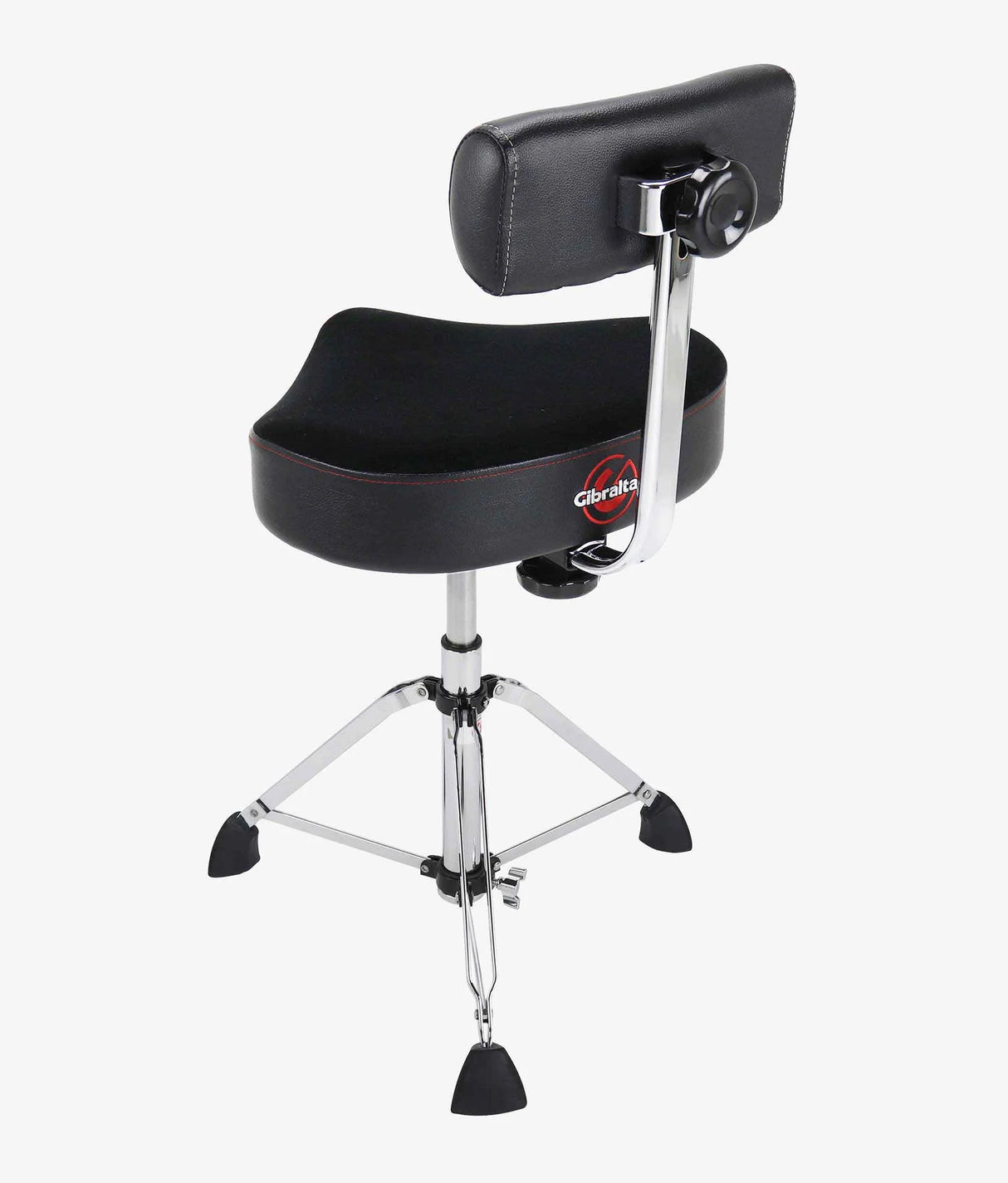 Gibraltar 9808HMB 9000 Series 16“ Hydraulic Cordura Saddle Drum Throne with Backrest