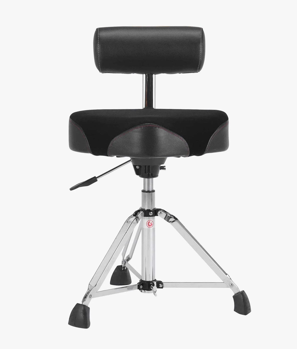 Gibraltar 9808HMB 9000 Series 16“ Hydraulic Cordura Saddle Drum Throne with Backrest