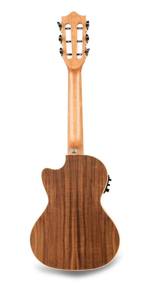 Lanikai ACST-6CET Acacia Solid Top 6 String Tenor A/E Ukulele