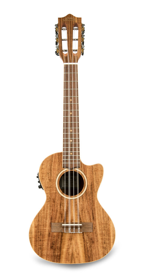 Lanikai ACST-6CET Acacia Solid Top 6 String Tenor A/E Ukulele
