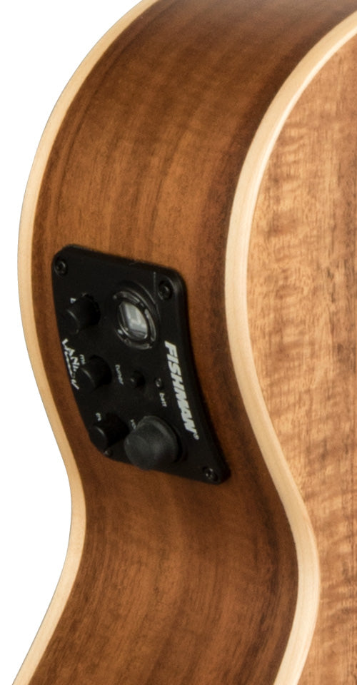 Lanikai ACST-6CET Acacia Solid Top 6 String Tenor A/E Ukulele