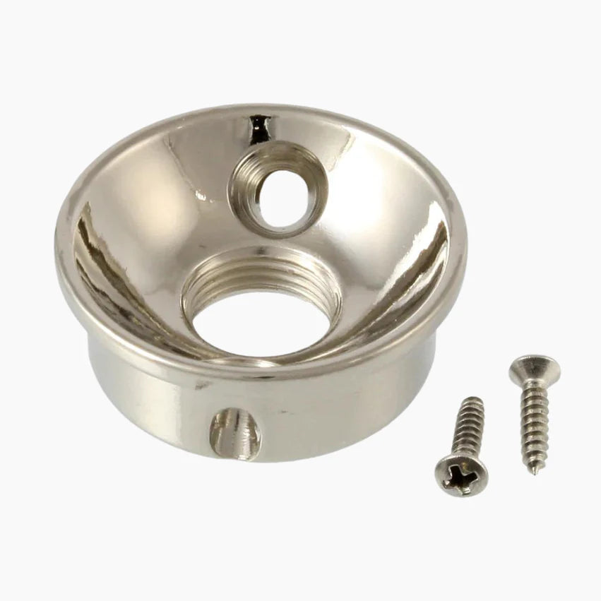 Allparts Retrofit Nickel-plated Brass Jackplate for Telecaster