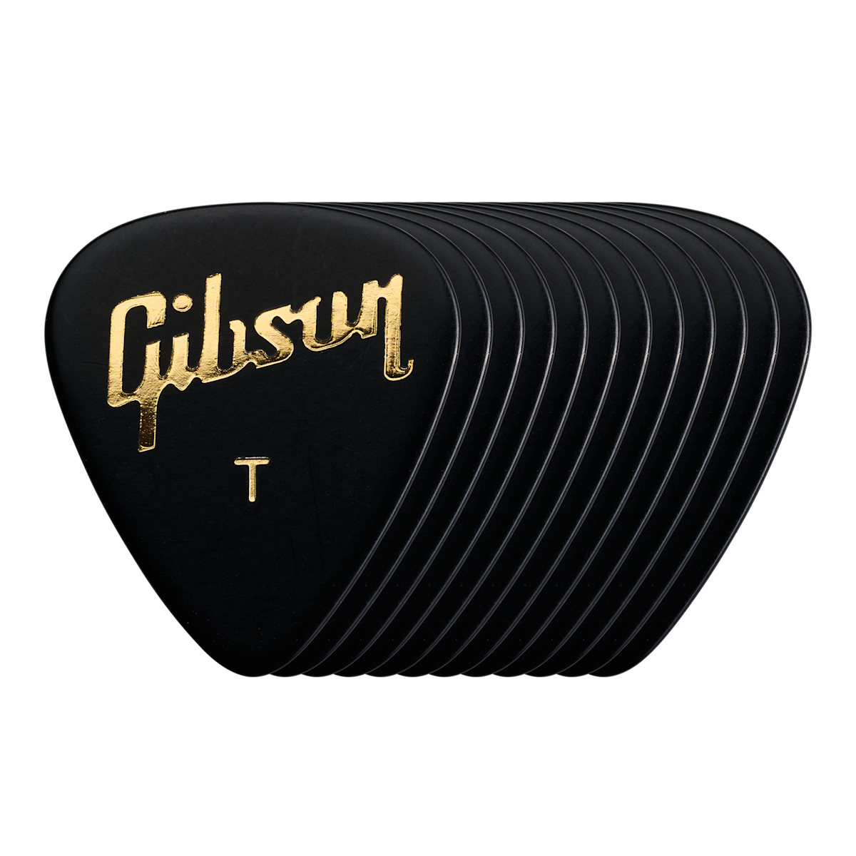 Gibson Standard Black Thin Picks , 12 Pack