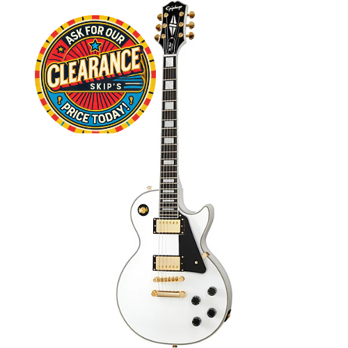 Epiphone Les Paul Custom Electric Guitar - Alpine White