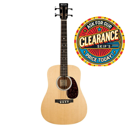 Martin D Jr-10E Acoustic-Electric Bass Guitar - Satin