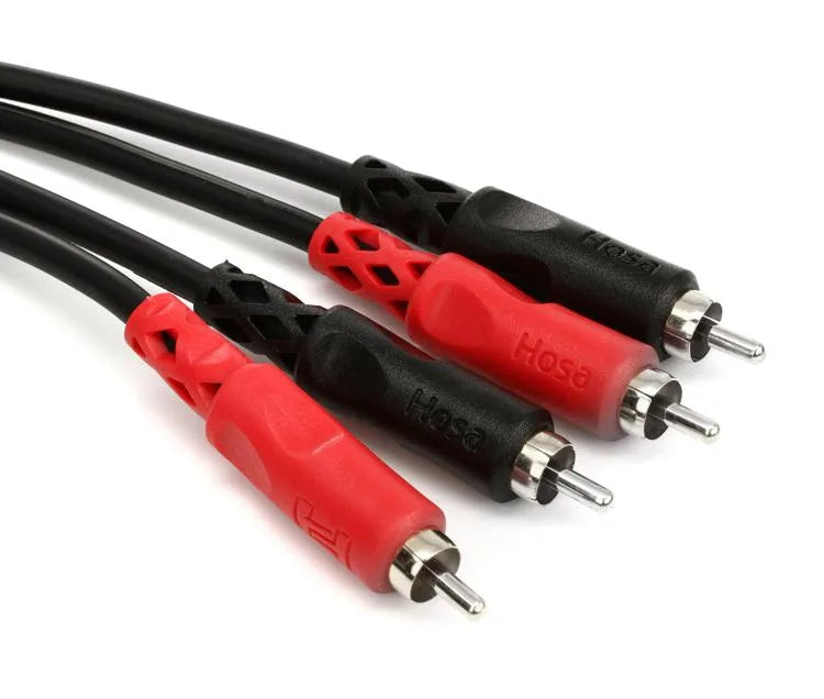 Hosa CRA-201 Stereo Interconnect Dual RCA Cable - 3.3 foot