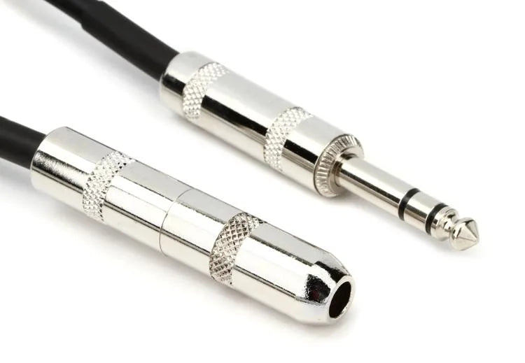 Hosa DOC-106 1/4 inch Male TRS to 1/4 inch Female TS Insert Adapter Cable