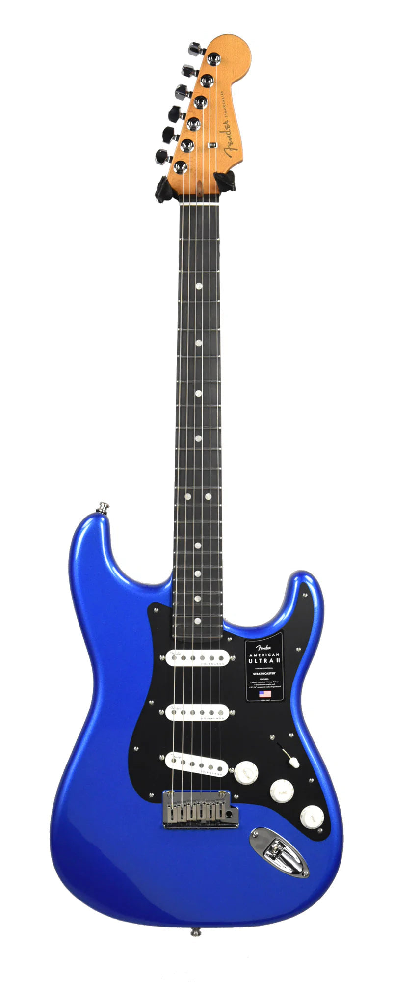 Fender American Ultra II Stratocaster, Ebony Fingerboard, Noble Blue